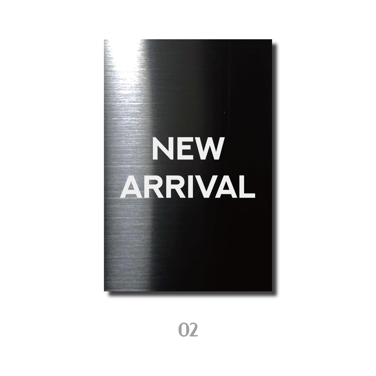 스탠드형 A타입 데스크 사인 - 블랙