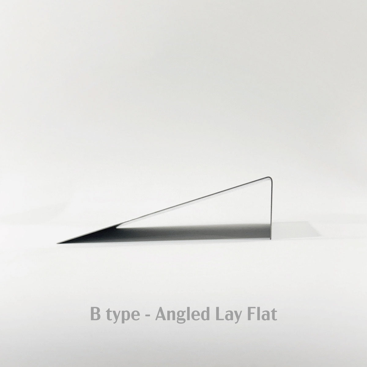 Stainless steel freestanding POP plate, silver, 300×60×240mm