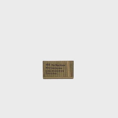 스탠드형 L타입 골드 스테인리스 레이저 각인 캡션 명판 S 제품 이미지

