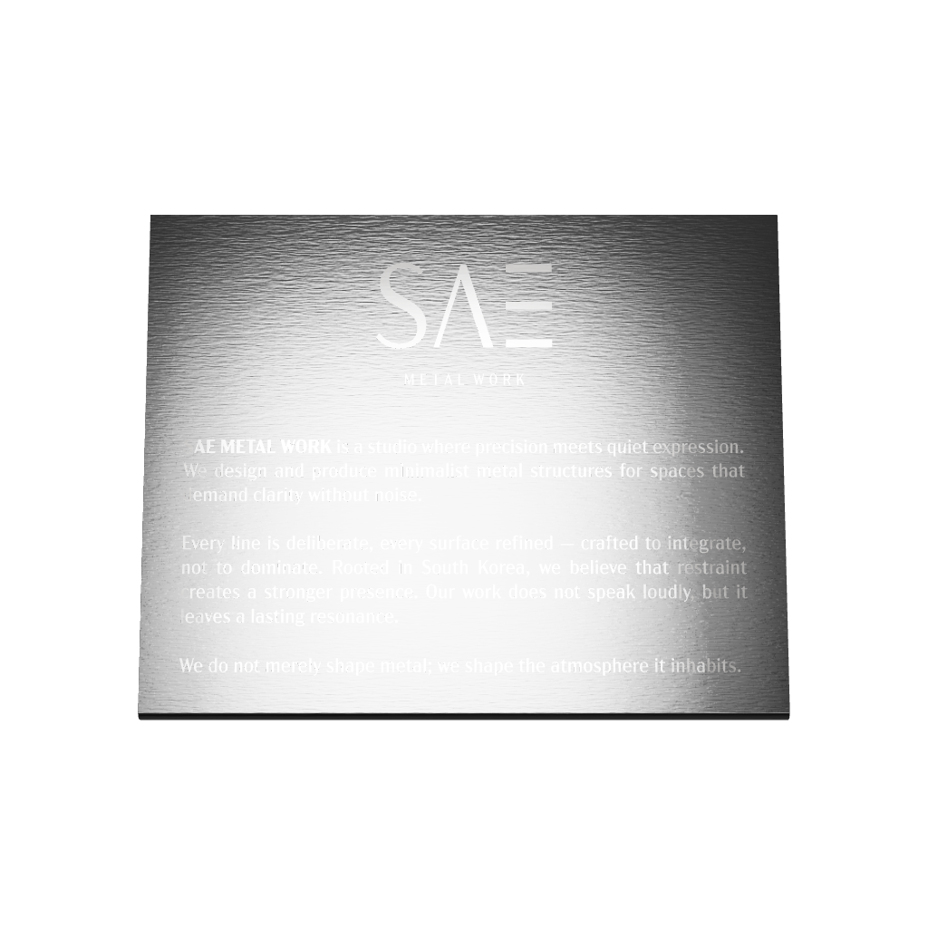 Stainless steel freestanding tabletop sign, black, 300×60×240mm
