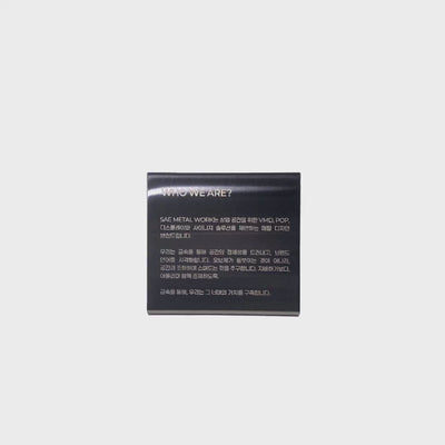 스탠드형 L타입 메탈 각인 POP 블랙 세로 L 와이드 사이즈 제품 이미지
